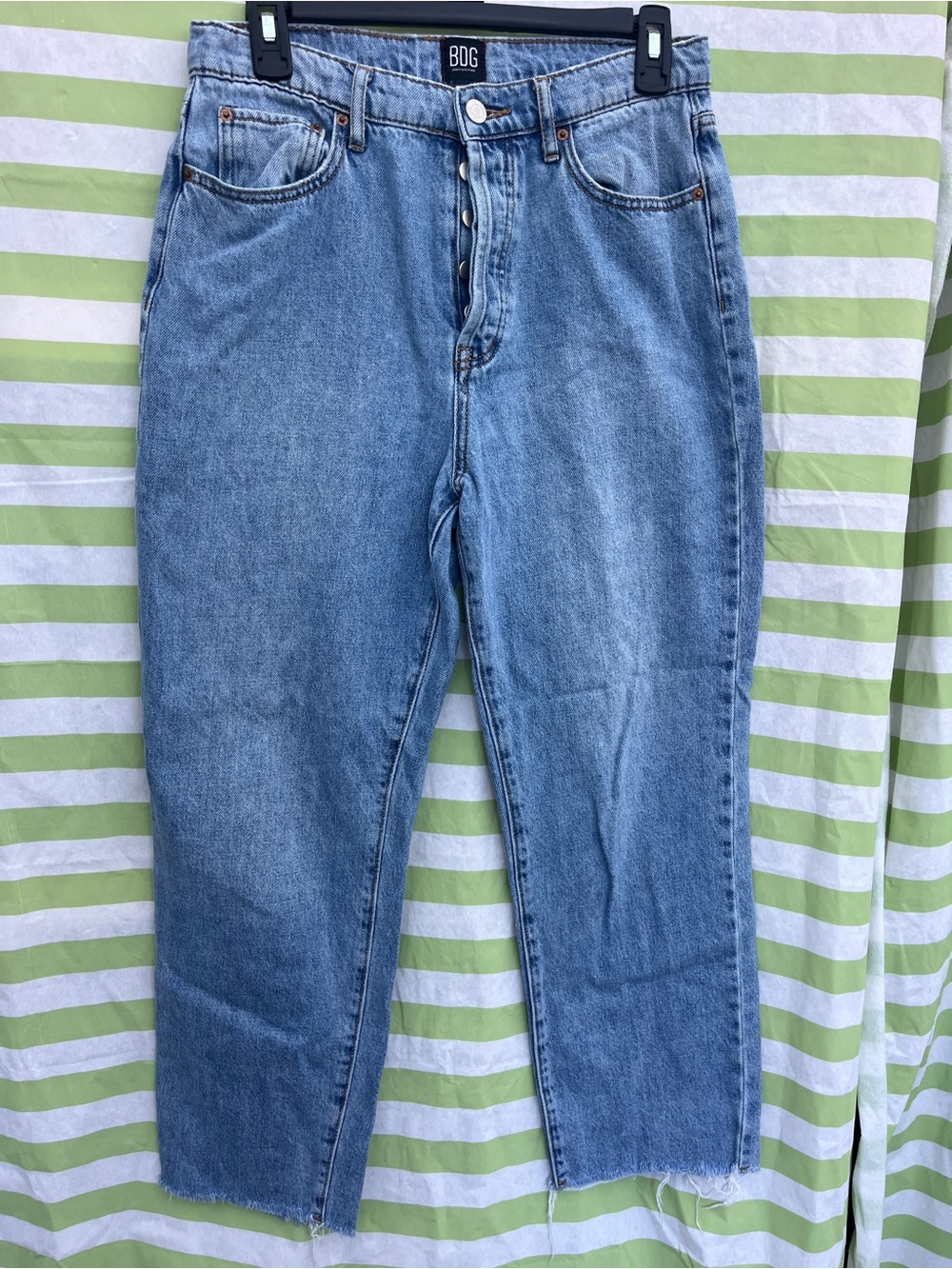 BDG Straight Leg Light Blue Denim Jeans